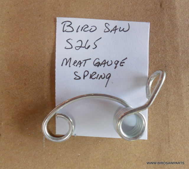 Meat Gauge Release Spring For Biro Saw Model 1433 Replaces OEM #S265